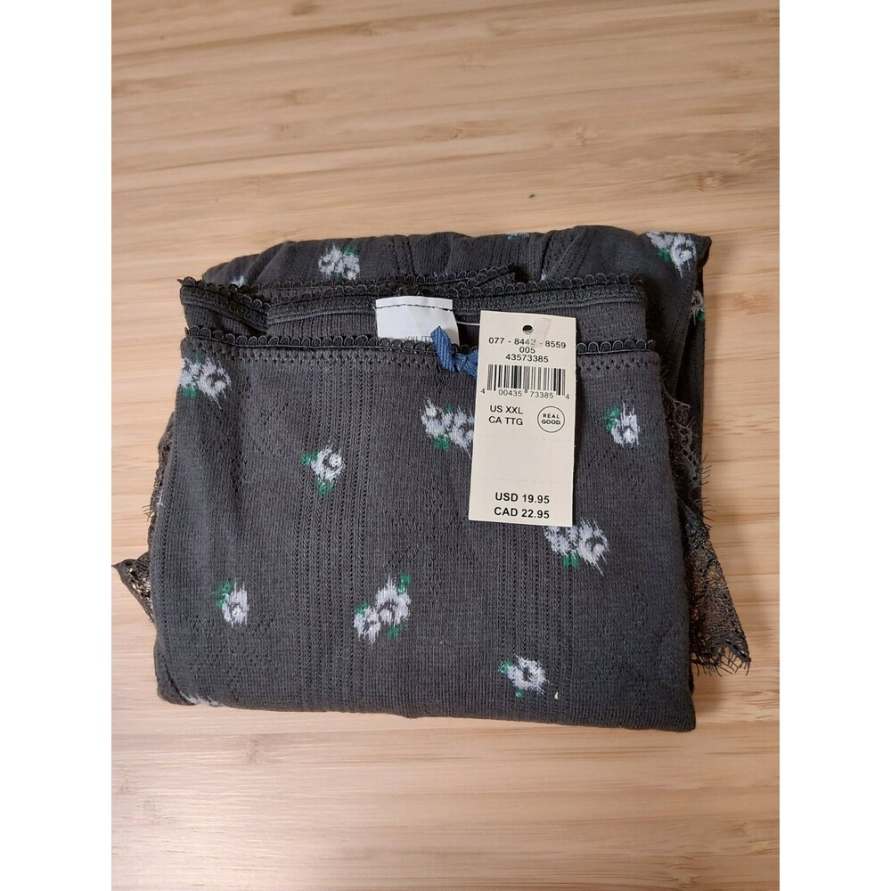 Aerie SMALL  NWT Vintage Style Floral Pointelle Knit BoyShort Bloomer Lingerie - Picture 6 of 8